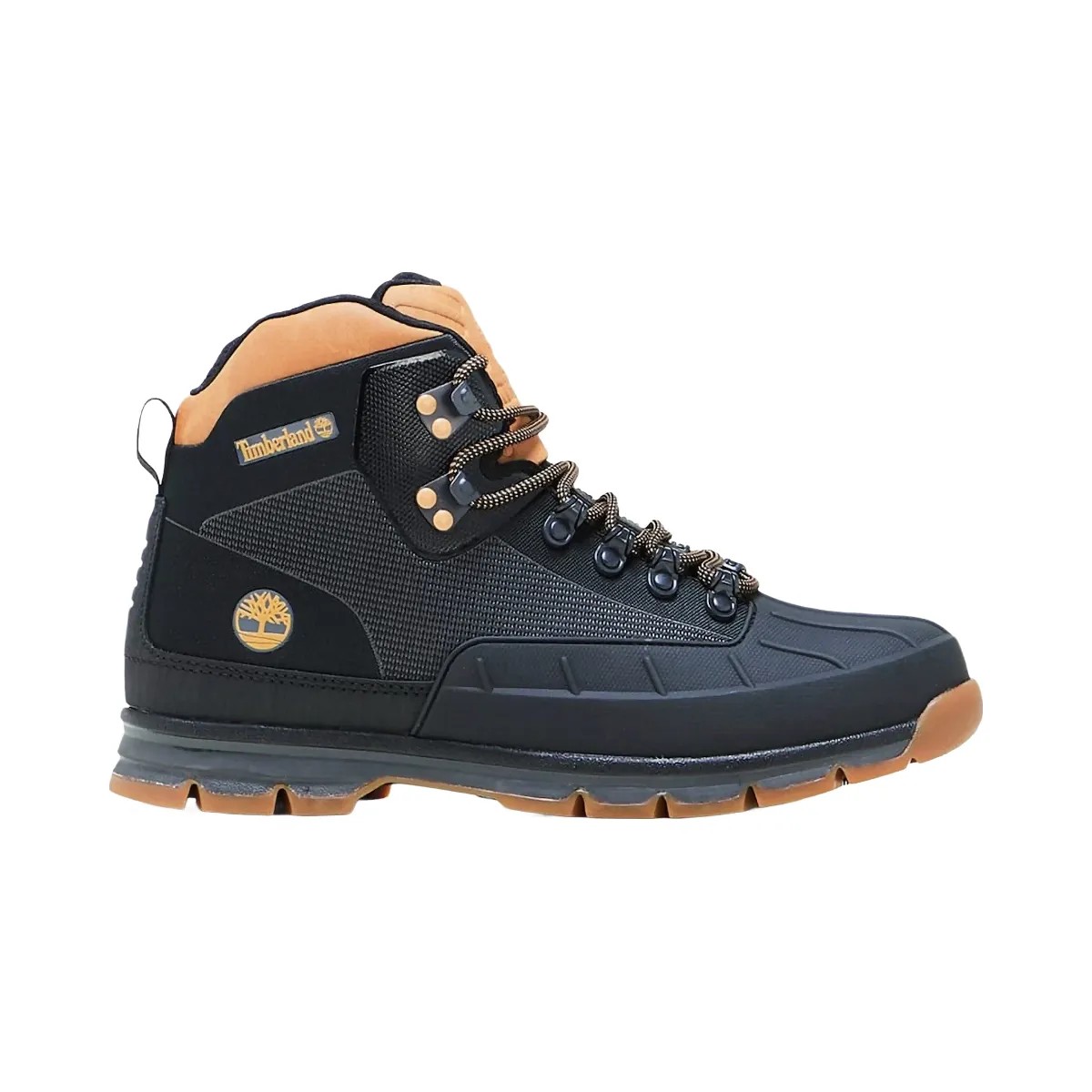 Timberland Euro Hiker Shell Jacquard Boot Black Wheat - HypeFly India View 1