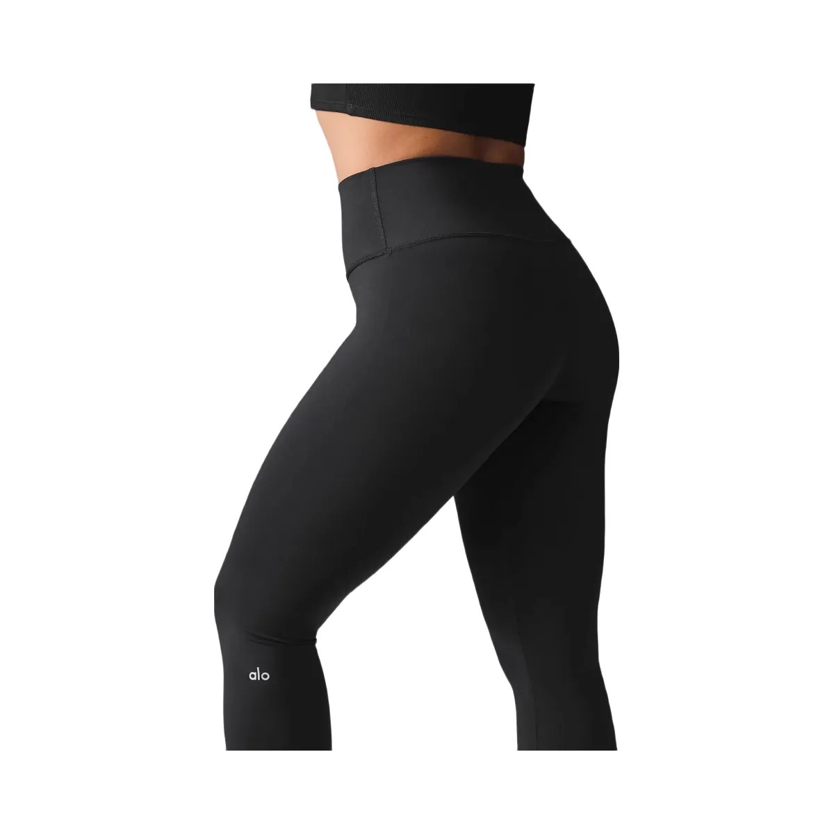 Alo Women's High-Waist Airbrush Legging - Black - HypeFly India View 2