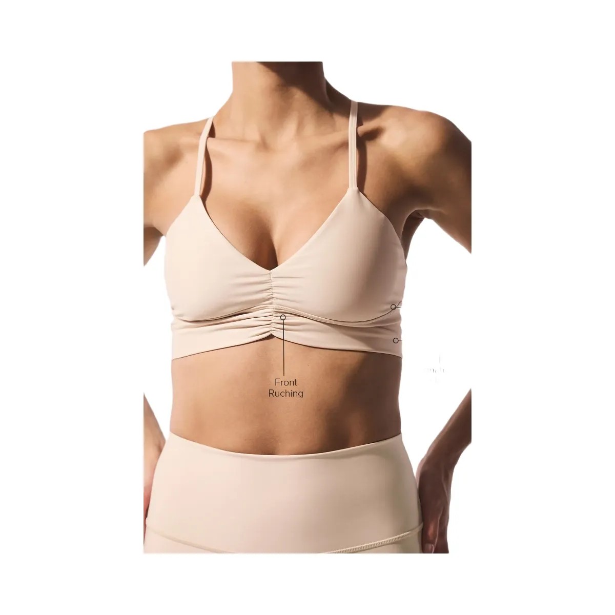 Alo Women's Airlift Divine Bra - Macadamia - HypeFly India View 1