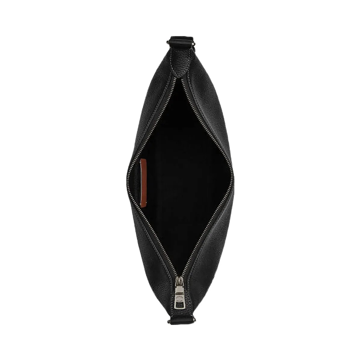 Coach Finn Crossbody Bag Pebbled Leather-Gunmetal-Black - HypeFly India View 4