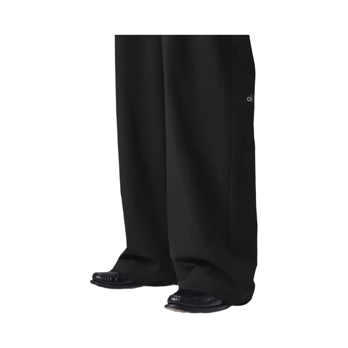 Alo Women's High-Waist Pursuit Trouser (Long) - Black - HypeFly India View 4