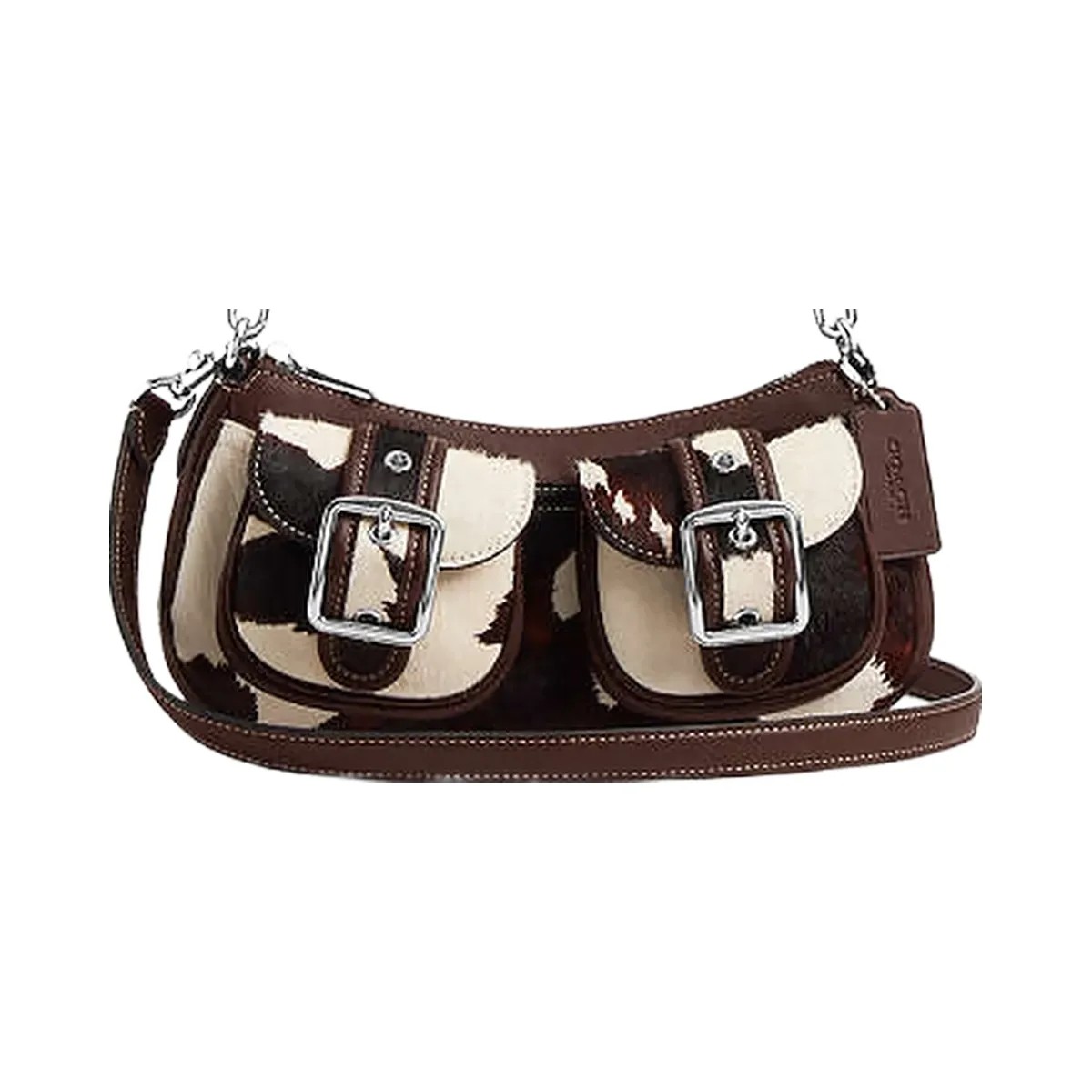 Coach Ashton Bag With Cow Print Cow Printed Haircalf-Sv-Cow Multi - HypeFly India View 1