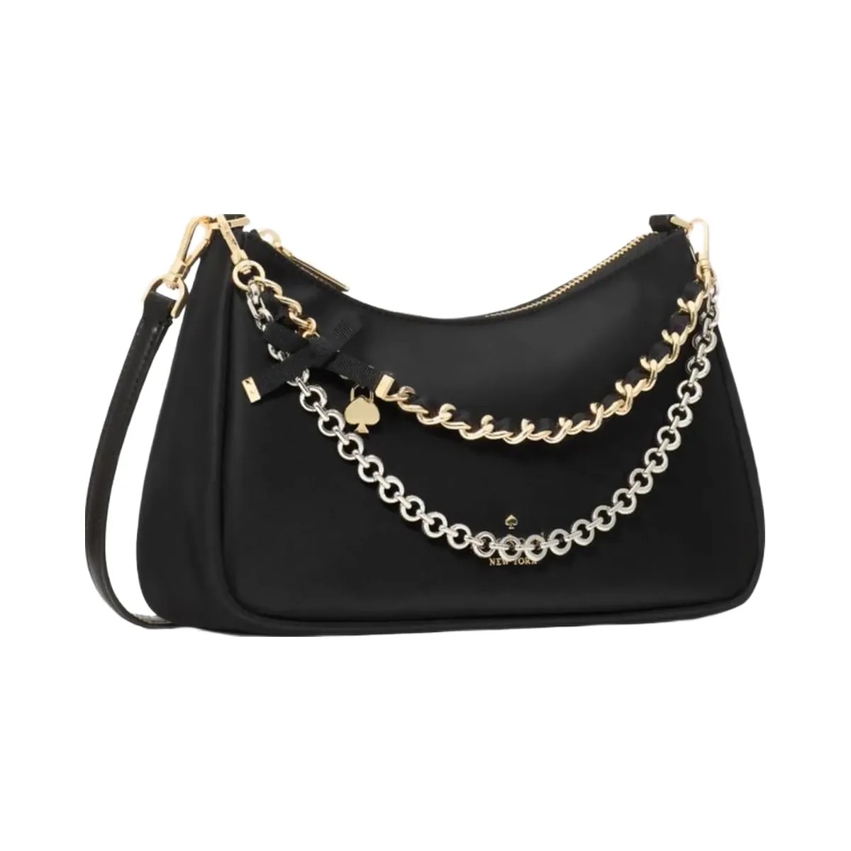 Kate Spade Margot Nylon Convertible Crossbody Black - HypeFly India View 3