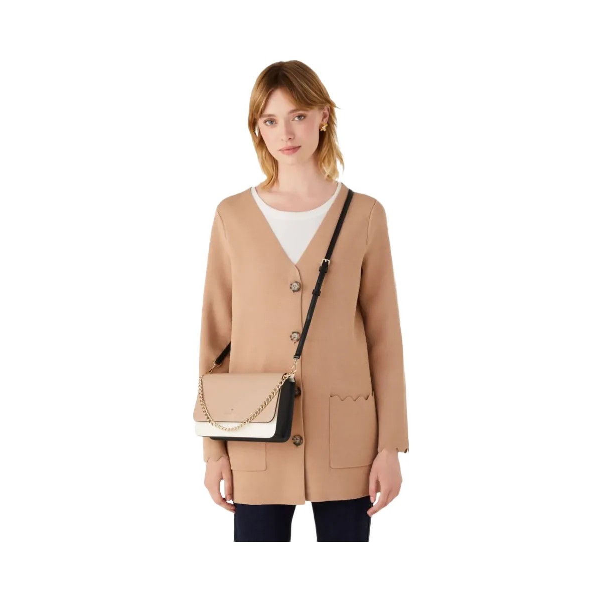 Kate Spade Madison Willow Convertible Crossbody Toasted Hazelnut Multi - HypeFly India View 2