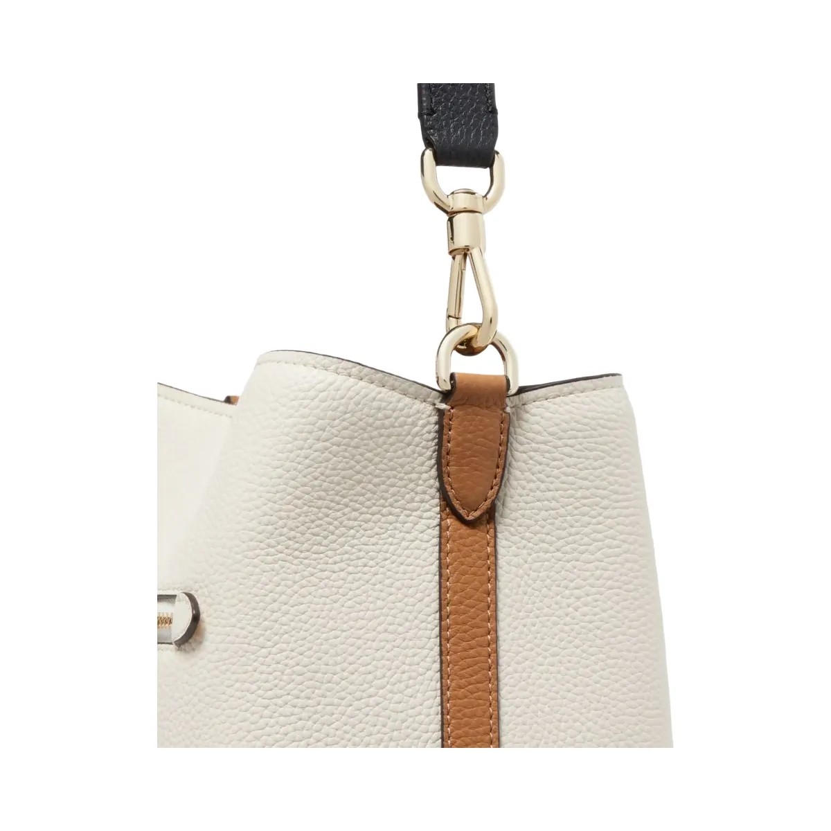 Kate Spade Hudson Colorblocked Pebbled Leather Shoulder Bag Parchment Multi - HypeFly India View 6