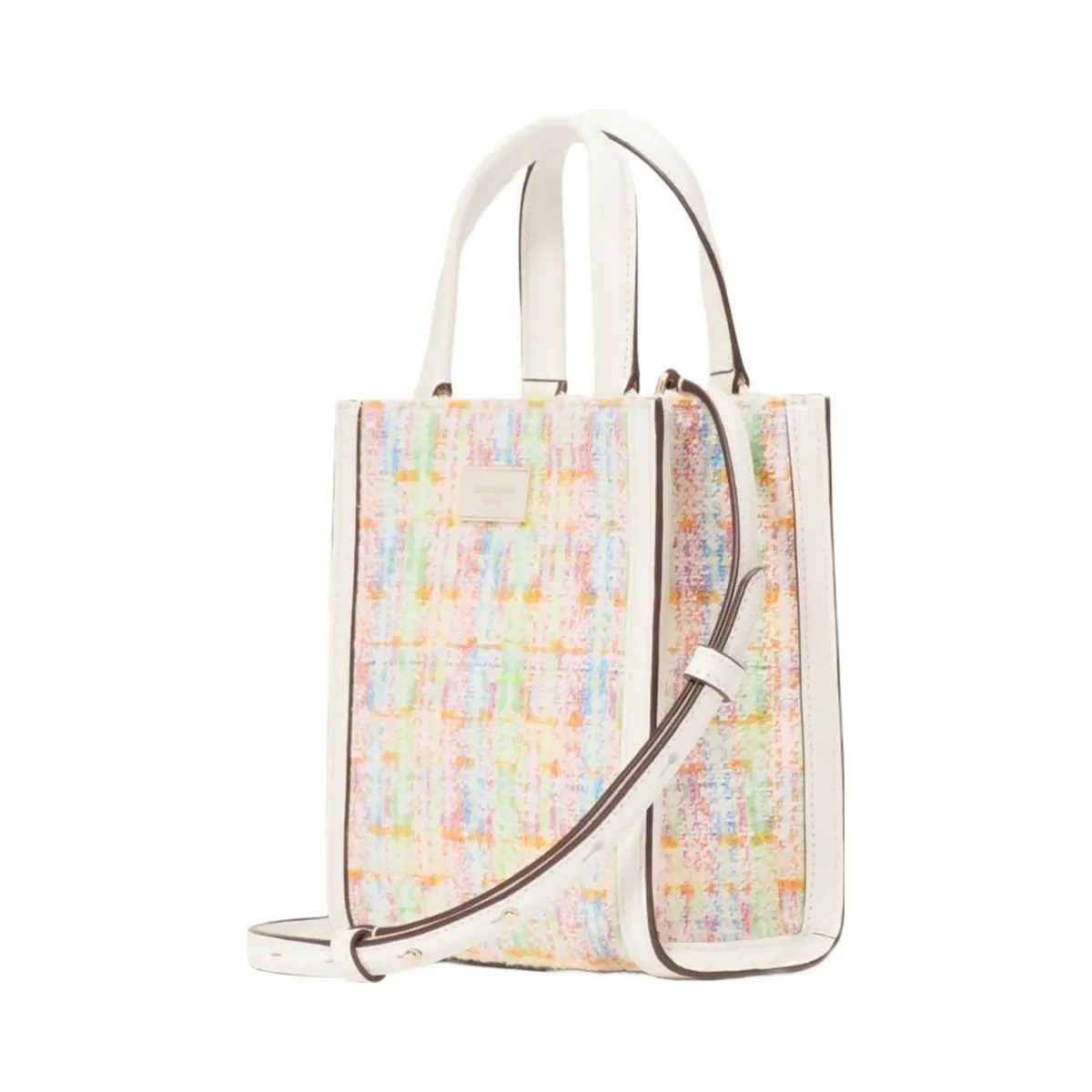 Kate Spade Manhattan Tweed Mini Tote Multi - HypeFly India View 4