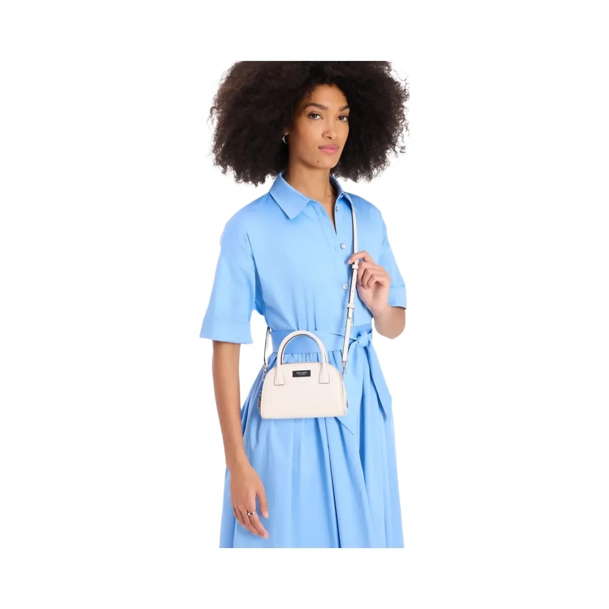 Kate Spade Sam Icon Mini Duffle Bag Parchment - HypeFly India View 2