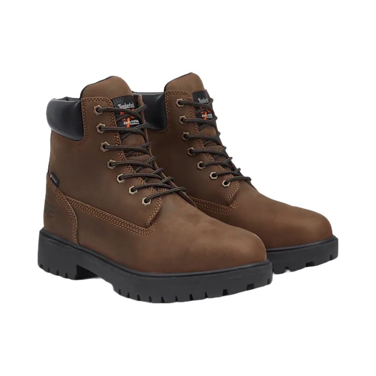 Timberland Direct Attach 6" Steel Toe Waterproof Work Boot Brown Men'S - HypeFly India View 1
