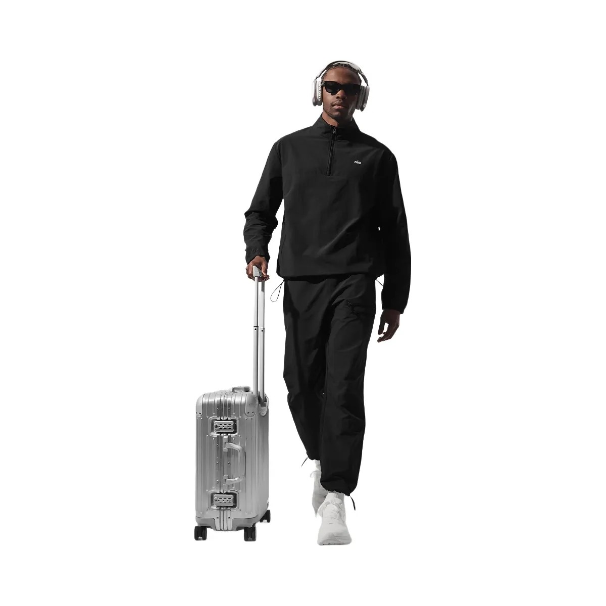 Alo Men's Takeaway Track Pant - Black - HypeFly India View 5