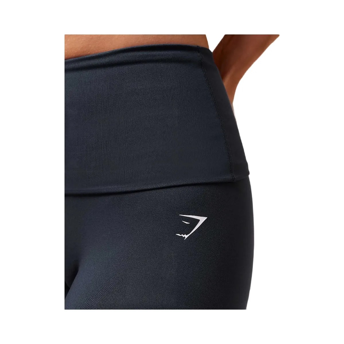 Gymshark Training Foldover Leggings - Heavy Blue - HypeFly India View 5