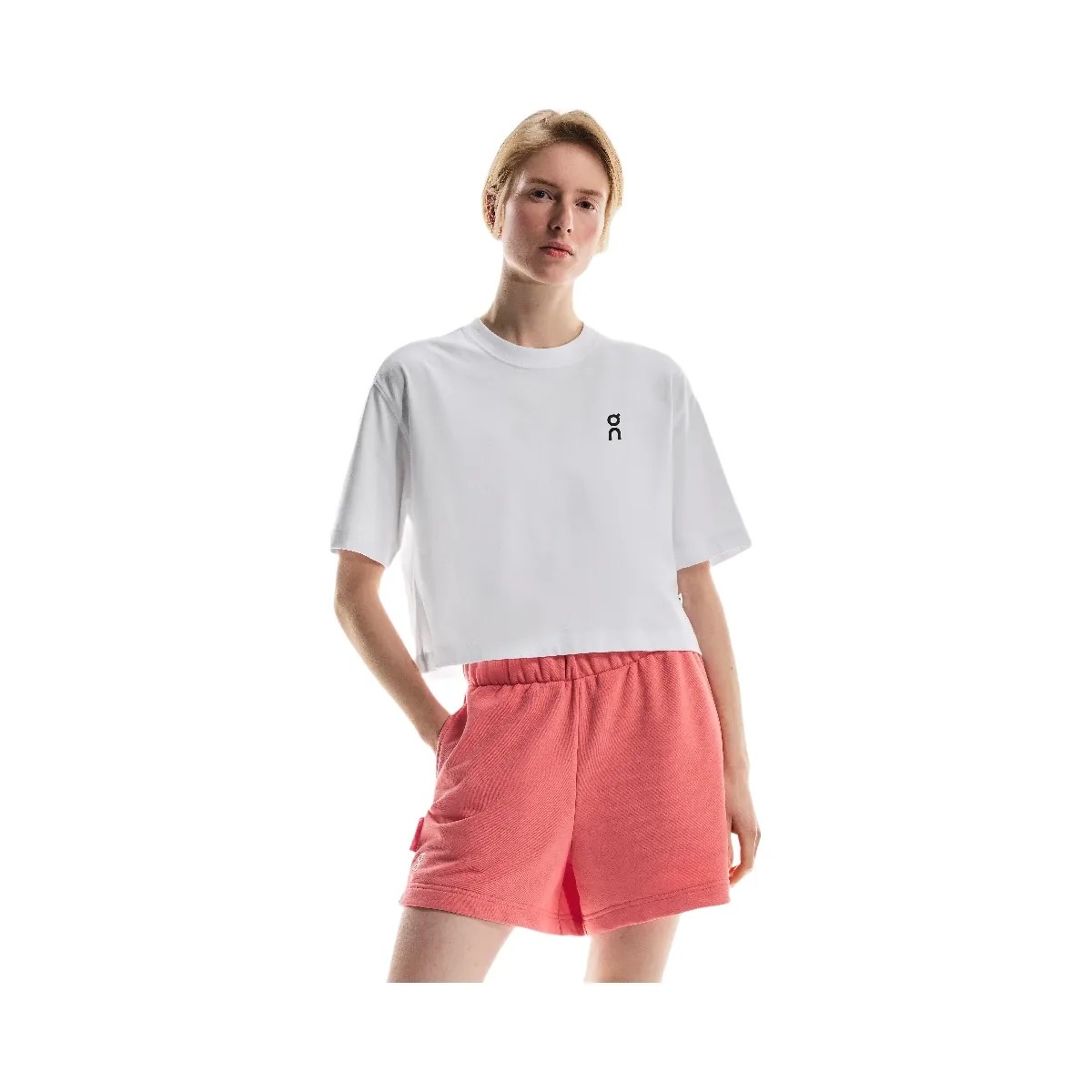 On Club Shorts Coral  - HypeFly India View 3
