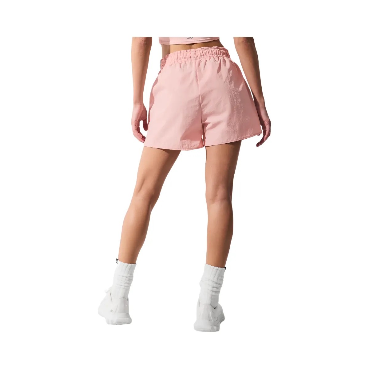 Alo Women's Alumni Short - Pink Quartz - HypeFly India View 2