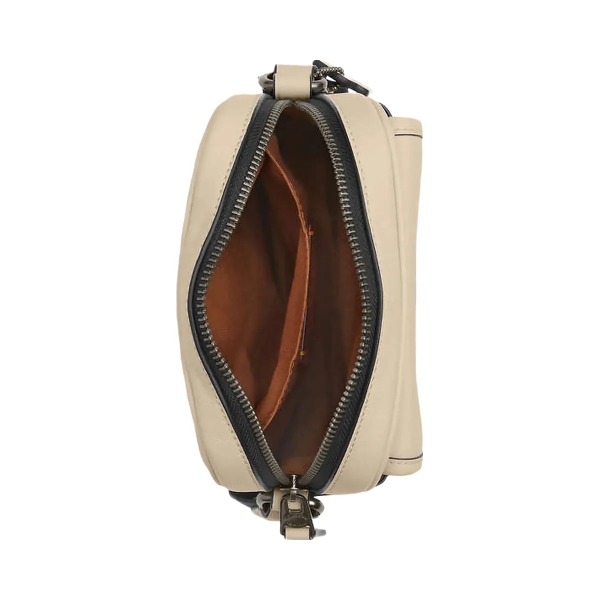 Coach Turnlock Crossbody Bag Smooth Leather-Qb-Ivory - HypeFly India View 4