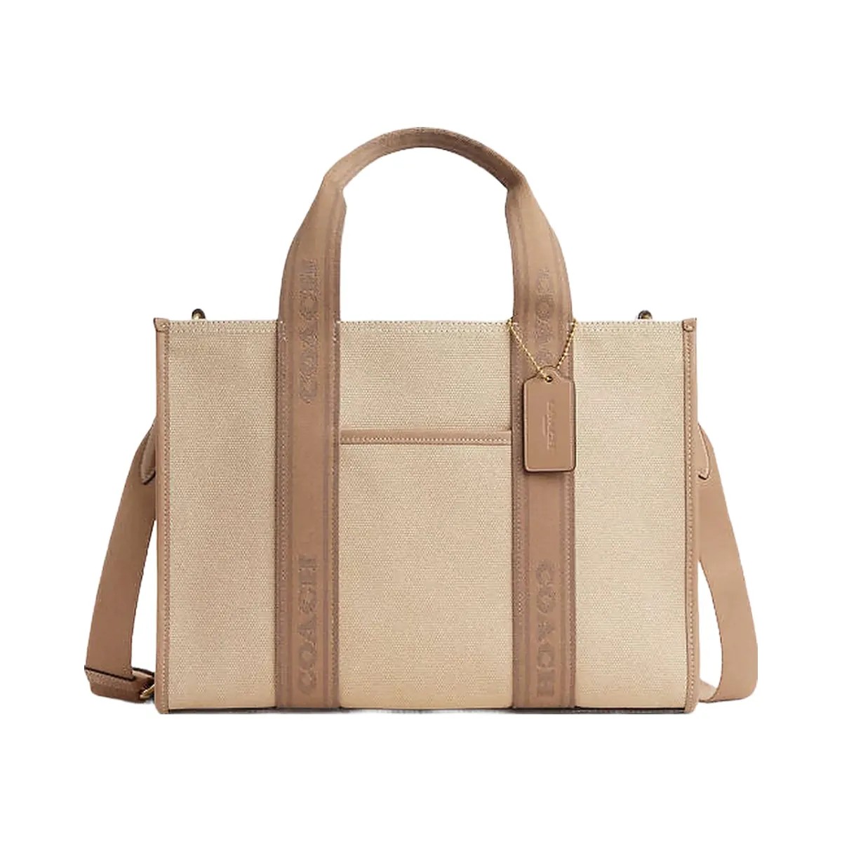 Coach Smith Tote Bag Canvas-Im-Dark Natural Multi - HypeFly India View 1