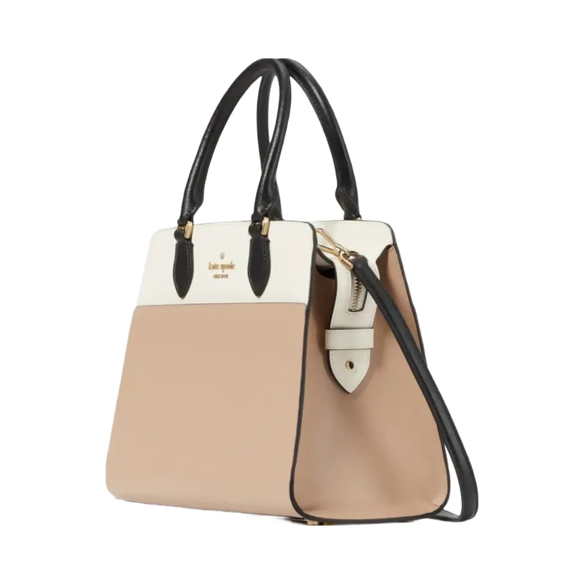 Kate Spade Madison Medium Satchel Toasted Hazelnut Multi - HypeFly India View 3