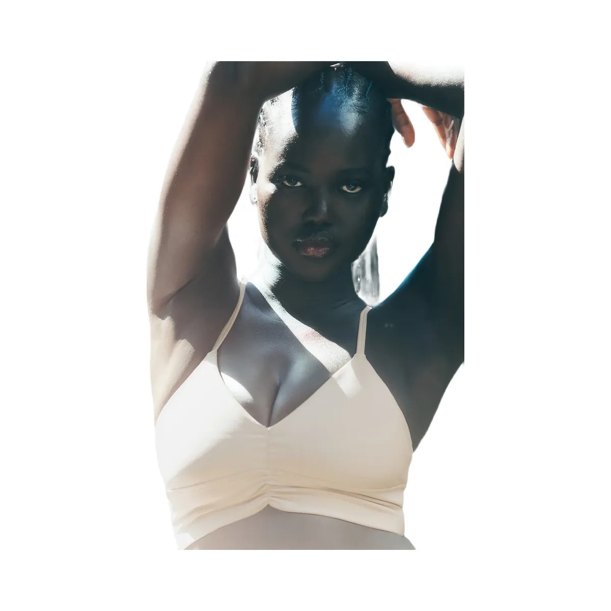 Alo Women's Airlift Divine Bra - Macadamia - HypeFly India View 5