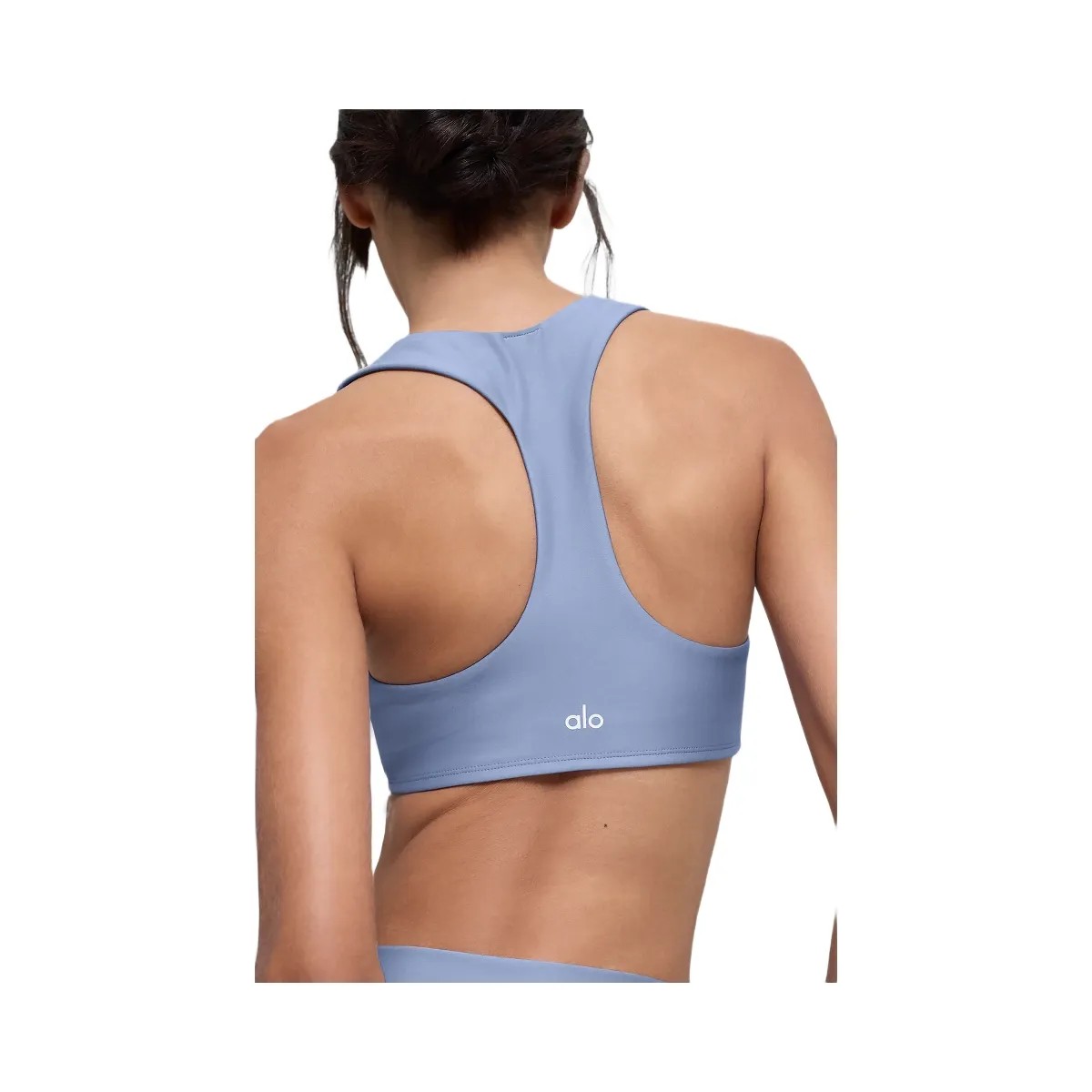 Alo Women's Airlift Advantage Racerback Bra - Winter Frost - HypeFly India View 4