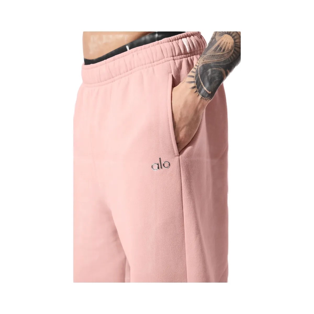 Alo Men's Accolade Sweatpant - Pink Quartz - HypeFly India View 2