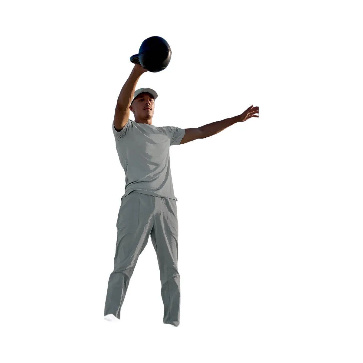 Alo Men's Co-Op Pant (Long) - Lunar Grey - HypeFly India View 6