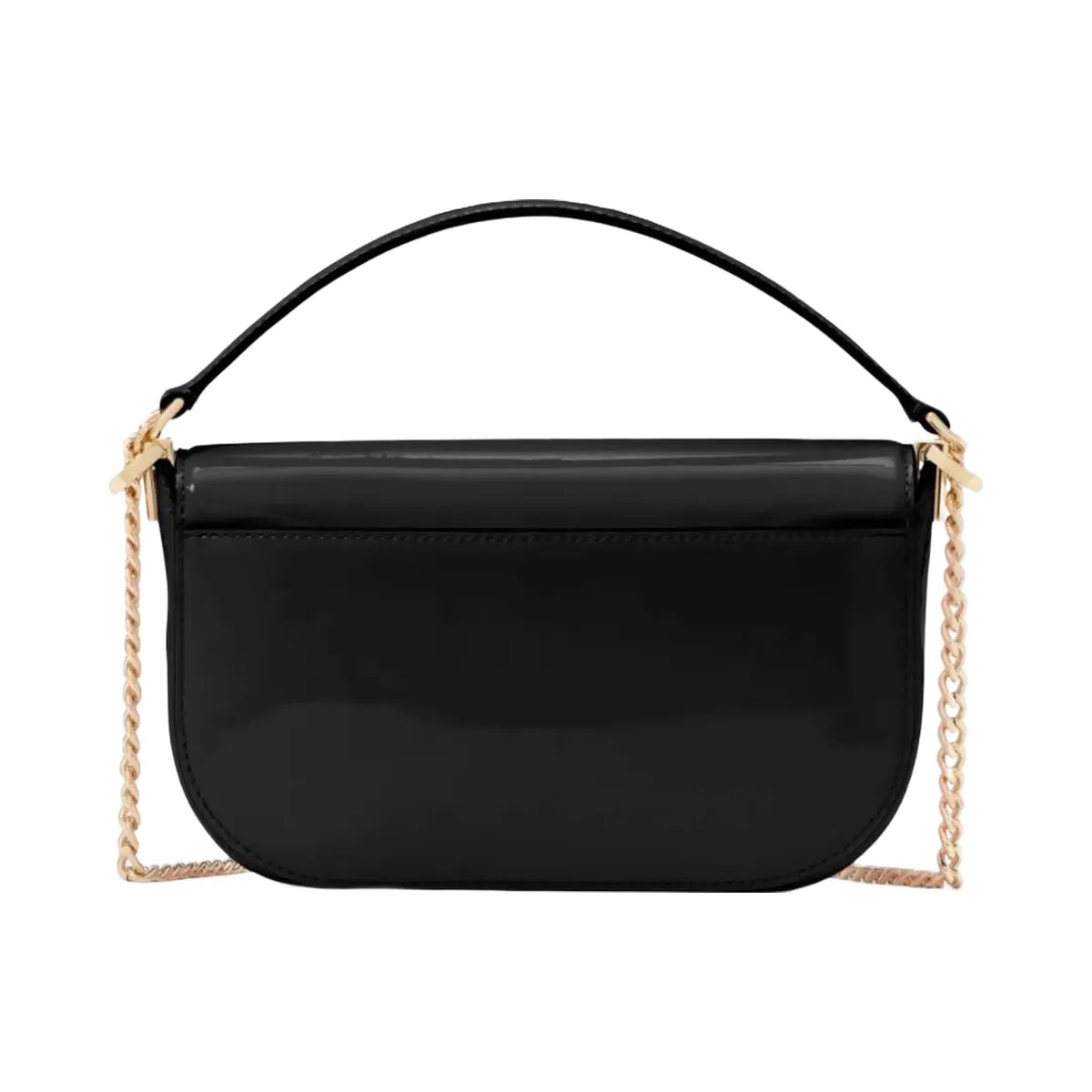 Kate Spade Krista Patent Chain Crossbody Black - HypeFly India View 5