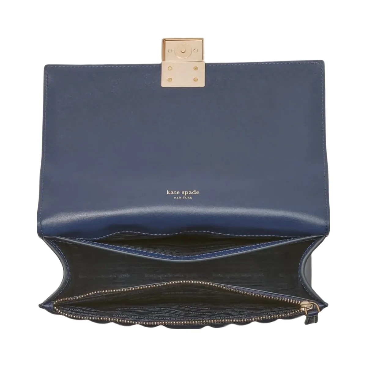 Kate Spade Deco Quilted Chain Shoulder Bag Parisian Navy - HypeFly India View 5