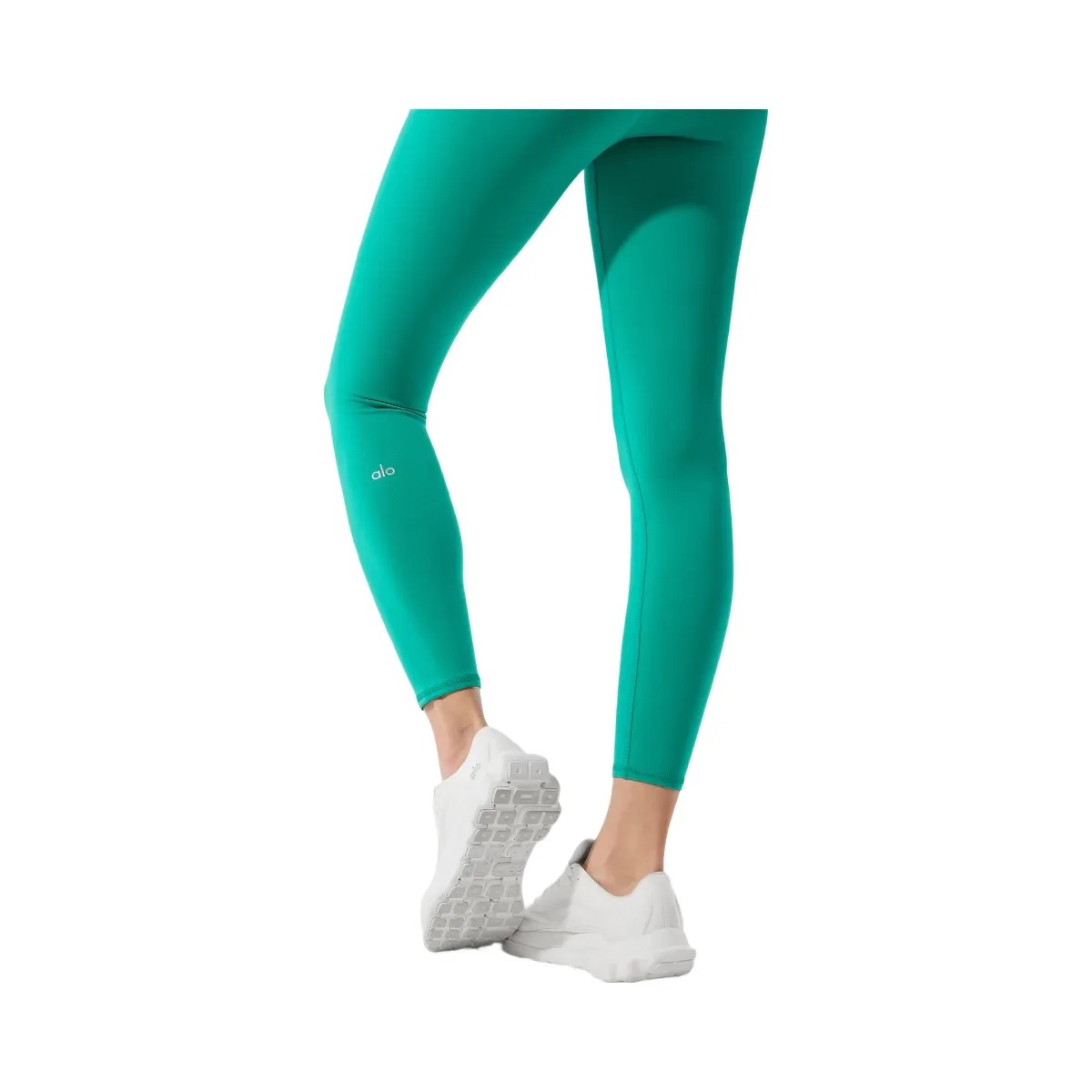 Alo Women's 7/8 High-Waist Airbrush Legging - Spruce Green - HypeFly India View 4