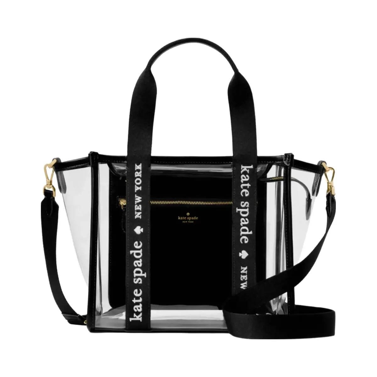 Kate Spade Kip Clear Small Tote Black - HypeFly India View 1