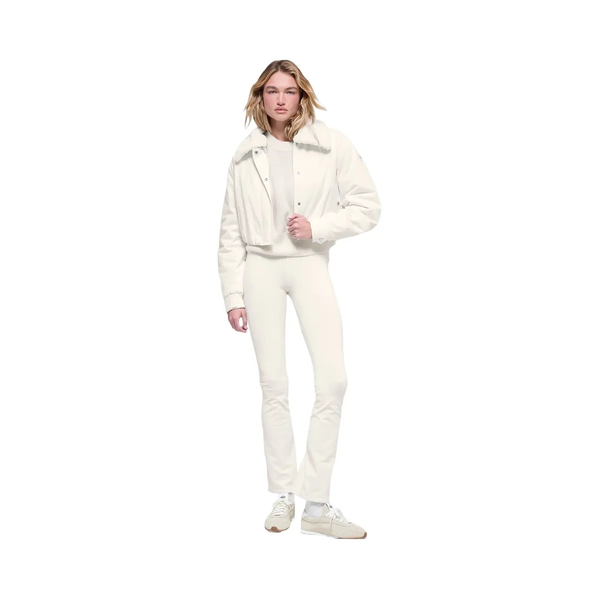 Alo Women's Navigator Jacket - Ivory - HypeFly India View 5