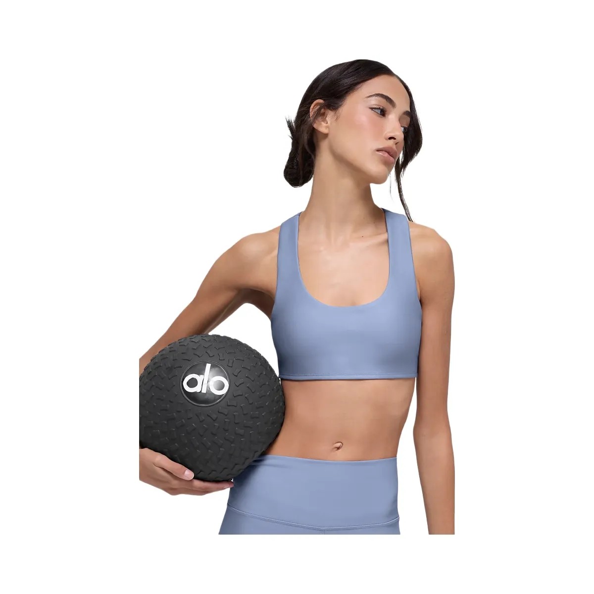 Alo Women's Airlift Advantage Racerback Bra - Winter Frost - HypeFly India View 1
