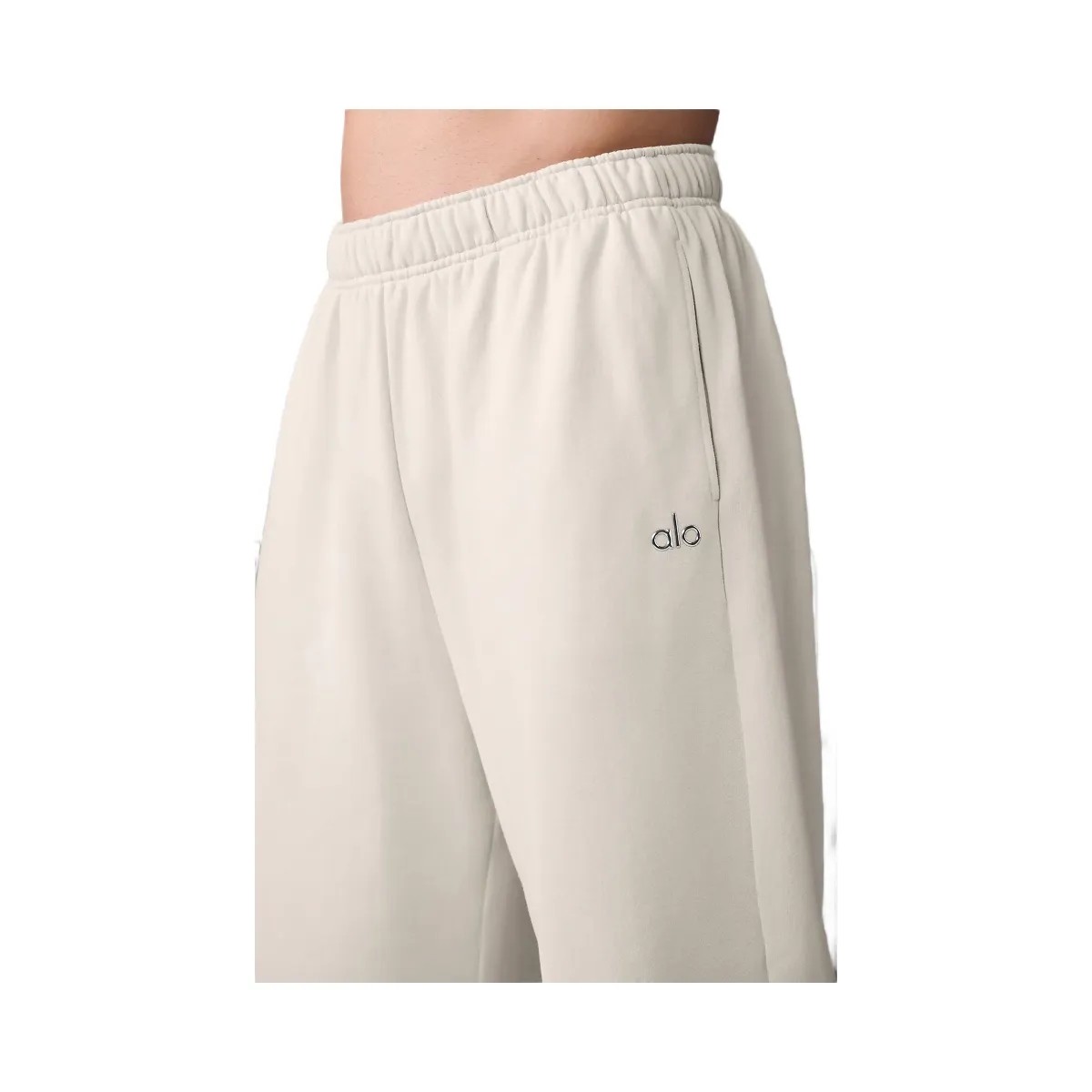 Alo Men's Accolade Straight Leg Sweatpant - Bone - HypeFly India View 3