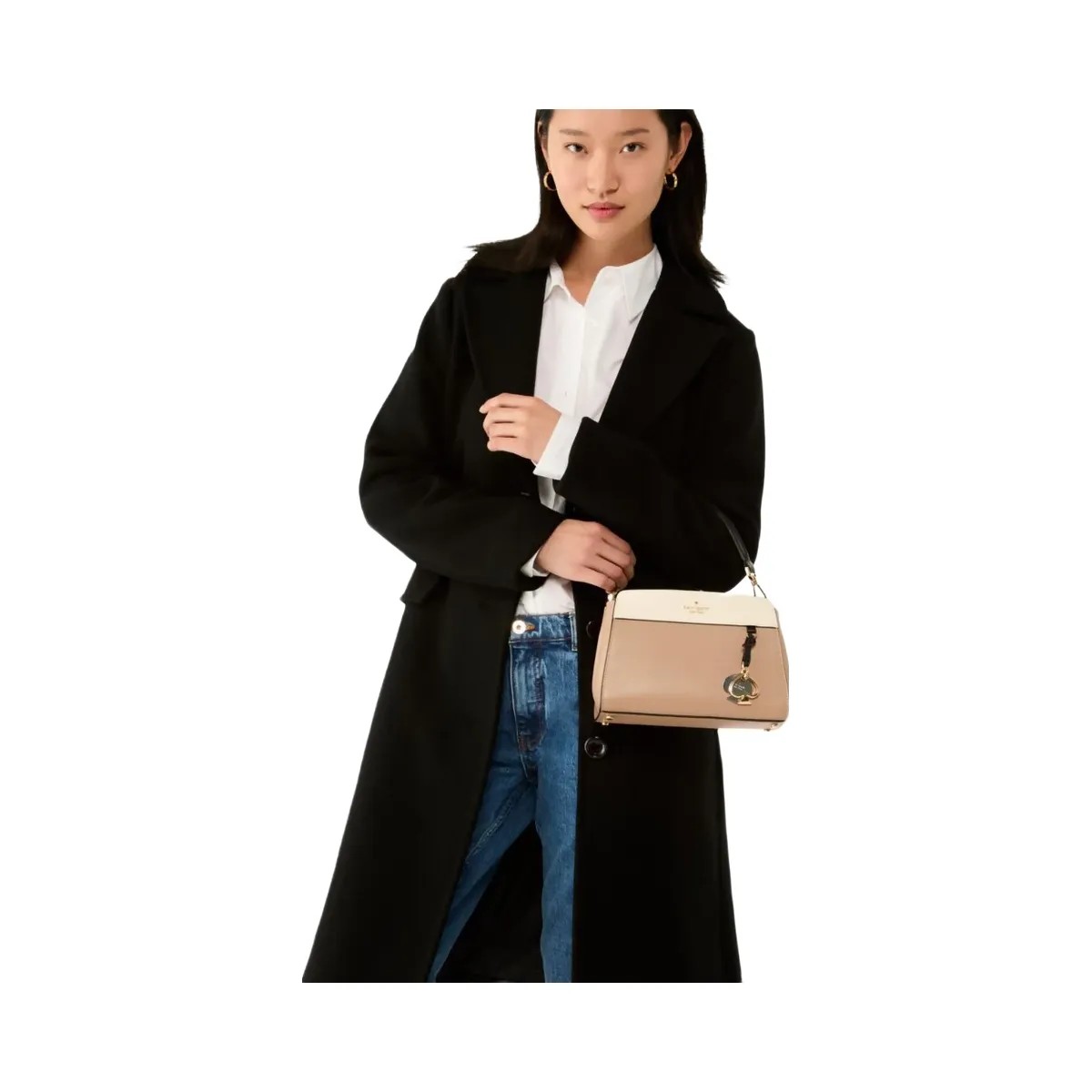 Kate Spade Madison Small Top Handle Satchel Toasted Hazelnut Multi - HypeFly India View 2