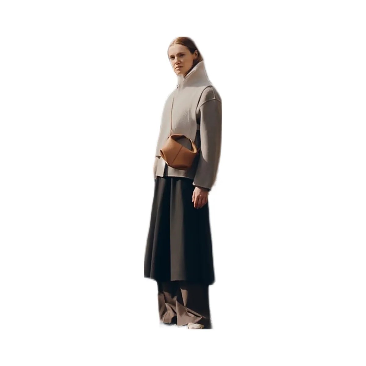 Polene Beri Textured Camel - HypeFly India View 4