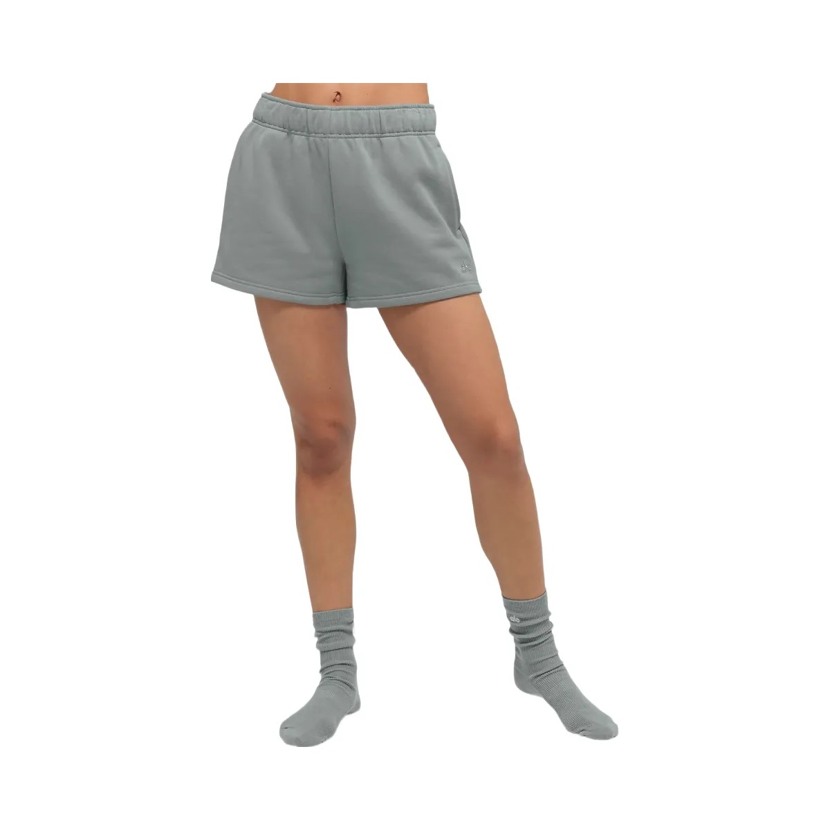 Alo Women's Accolade Short - Lunar Grey - HypeFly India View 4