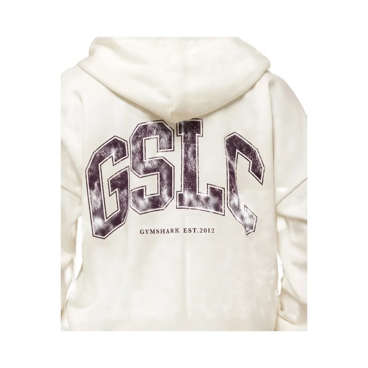 Gymshark GSLC Graphic Zip Up Hoodie - Soft White - HypeFly India View 3