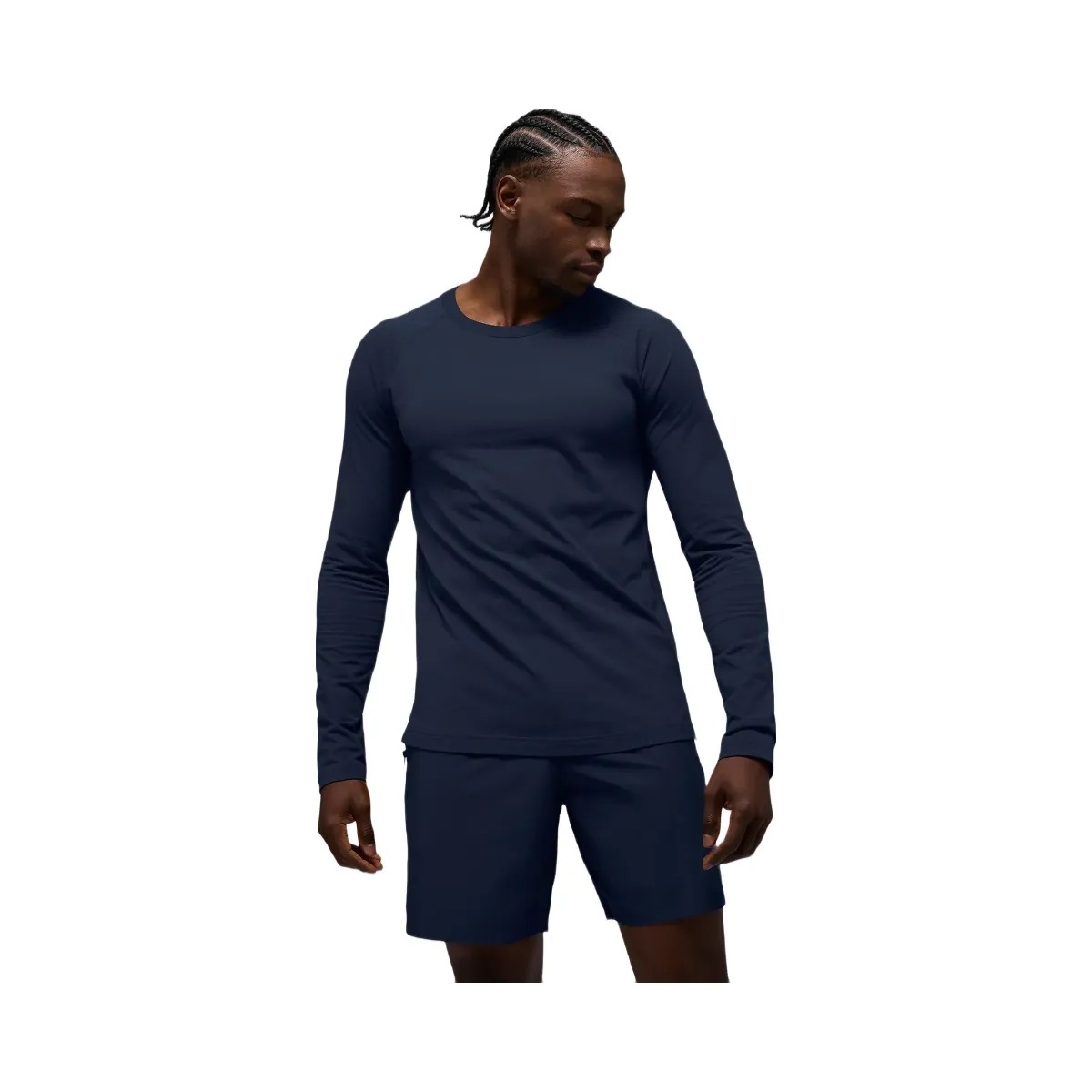 Alo Men's ALO Vapor Crewneck Long Sleeve - Navy - HypeFly India View 1