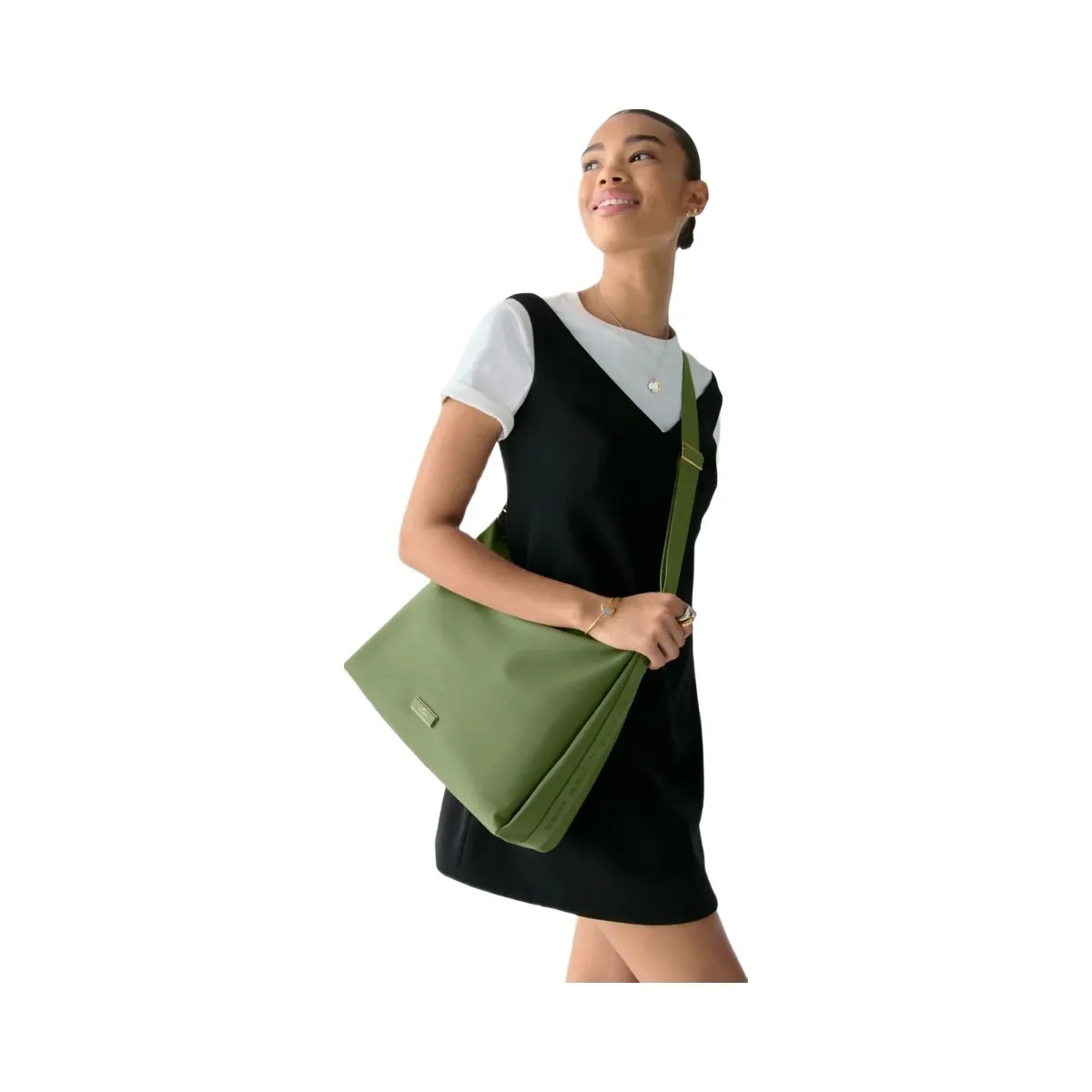 Kate Spade Carter Nylon Large Convertible Crossbody Cedar Stand - HypeFly India View 3