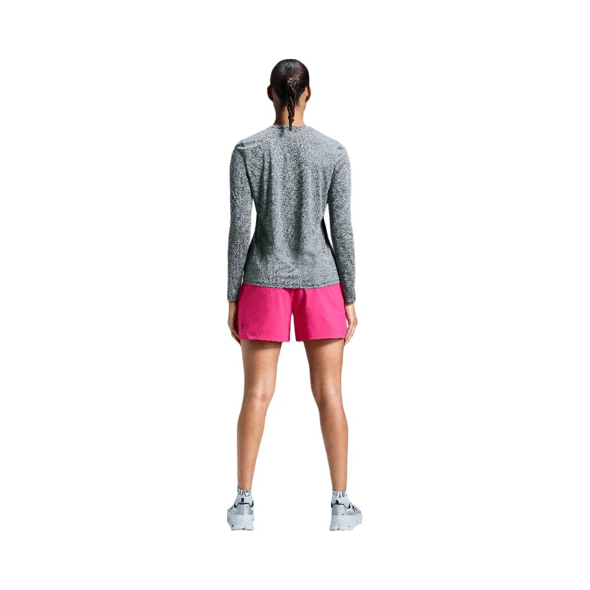On Core Long-T Heather Gray - HypeFly India View 2