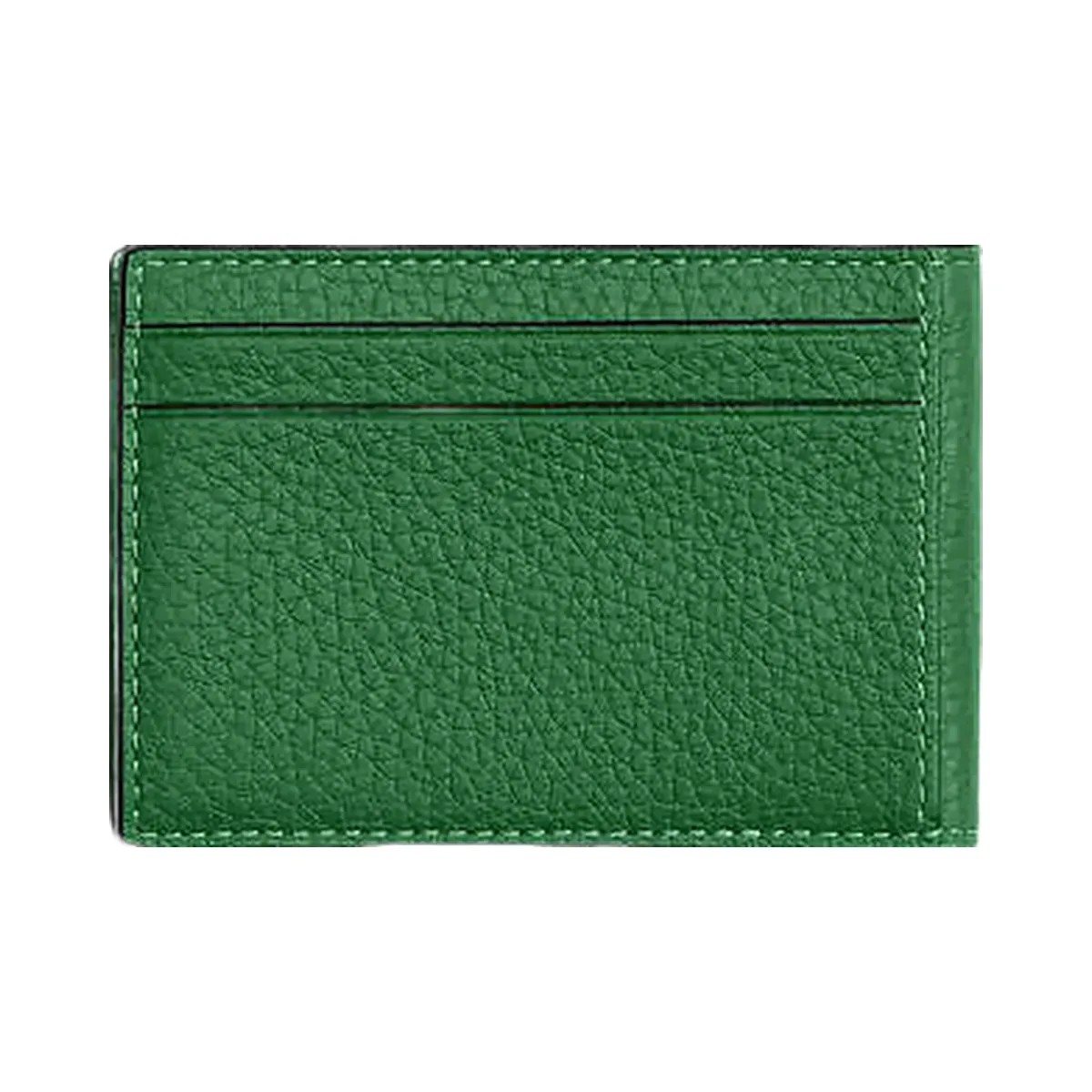 Coach Compact Billfold Wallet Pebbled Leather-Kelly - HypeFly India View 3