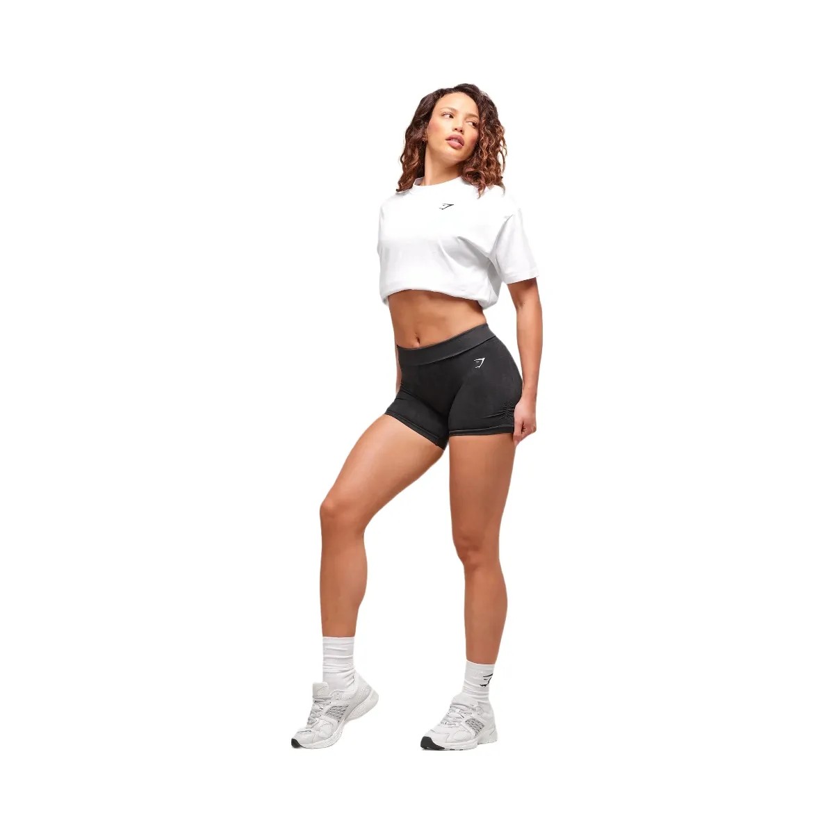 Gymshark Training Oversized T-Shirt - White - HypeFly India View 4