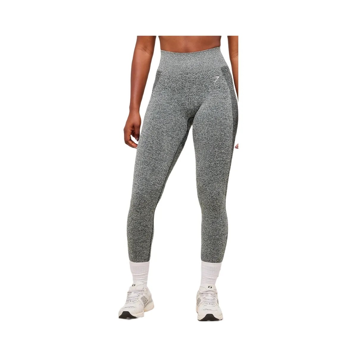 Gymshark Flex High Waisted Leggings - Deep Petrol Blue/White Marl - HypeFly India View 1