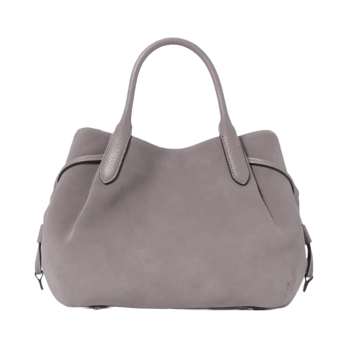 Kate Spade Dumpling Suede Small Satchel Hare Grey - HypeFly India View 5
