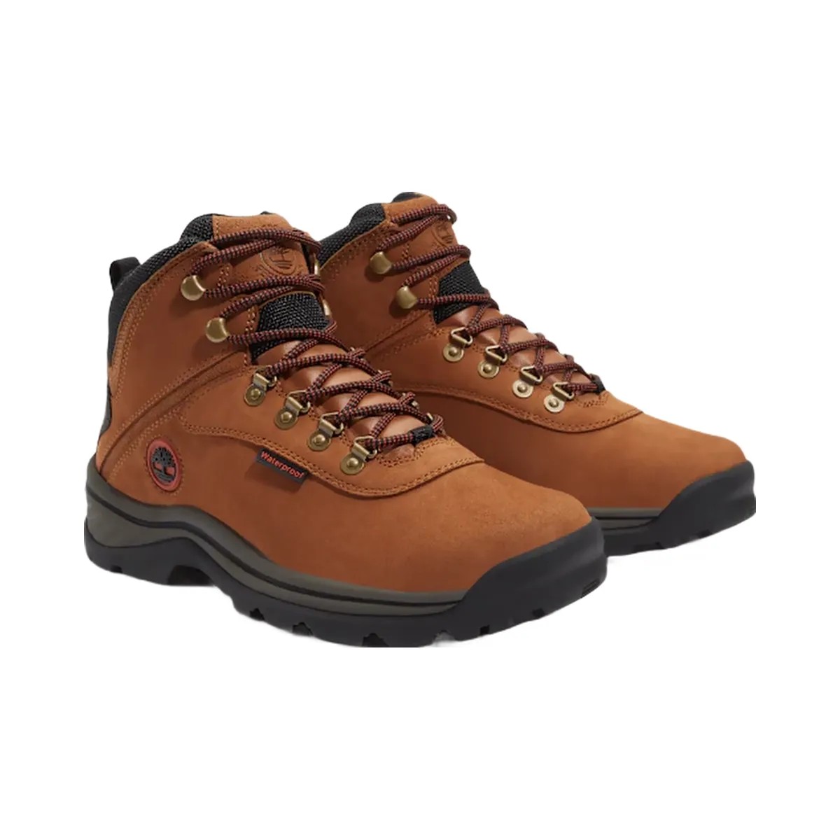 Timberland White Ledge Waterproof Hiking Boot Rust Nubuck Men'S - HypeFly India View 1
