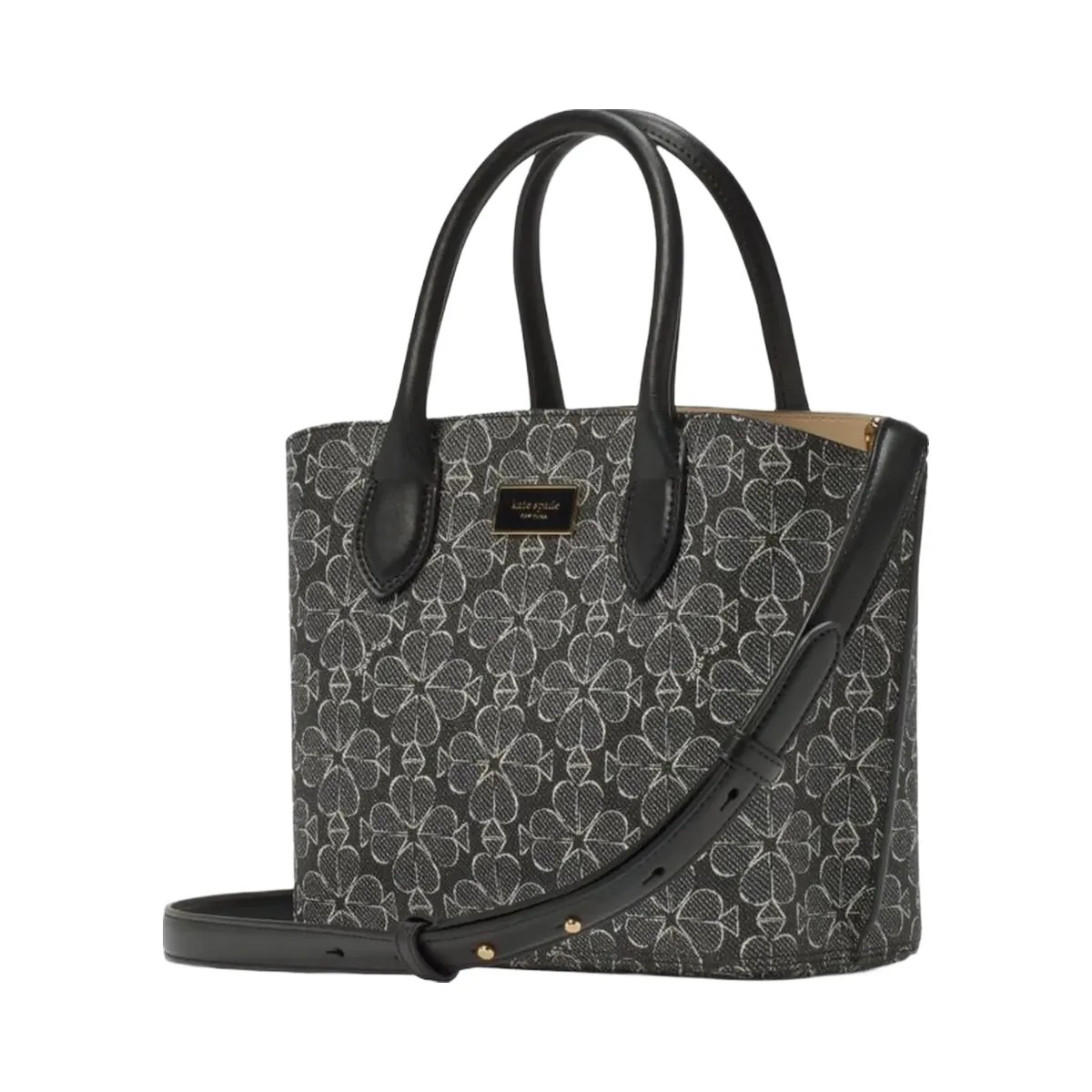 Kate Spade Suite Spade Flower Crossbody Tote Black Multi - HypeFly India View 1