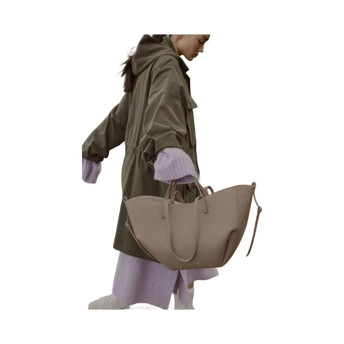 Polene Cyme Textured Taupe - HypeFly India View 7