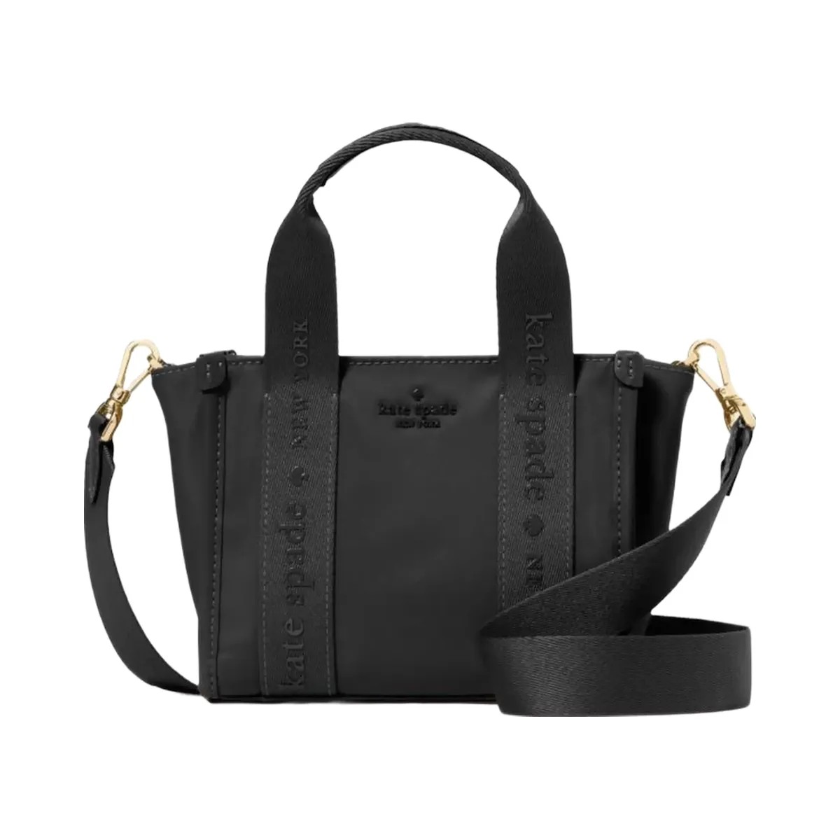 Kate Spade Kip Nylon Mini Tote Black - HypeFly India View 1