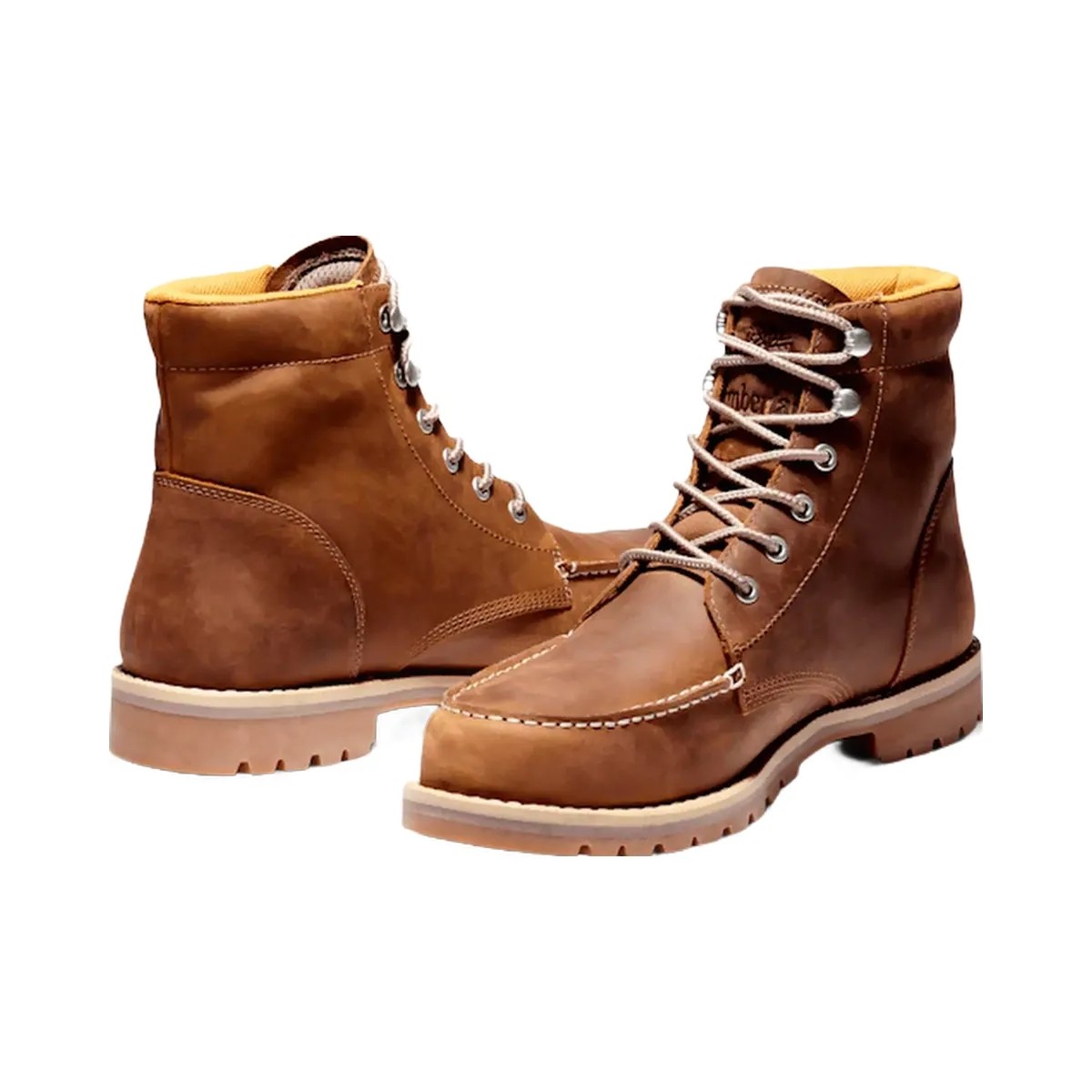 Timberland Redwood Falls Waterproof Moc-Toe Boot Saddle Brown Men'S - HypeFly India View 4