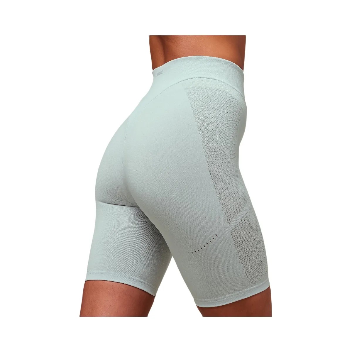 Gymshark everywear Warp Knit Cycling Shorts - Frost Blue - HypeFly India View 4