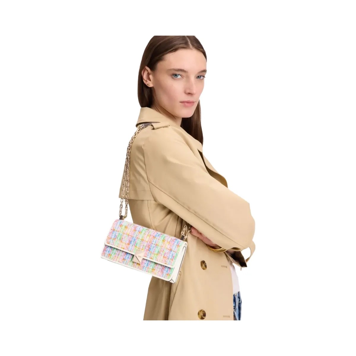 Kate Spade Deco Tweed Mini Crossbody Multi - HypeFly India View 2