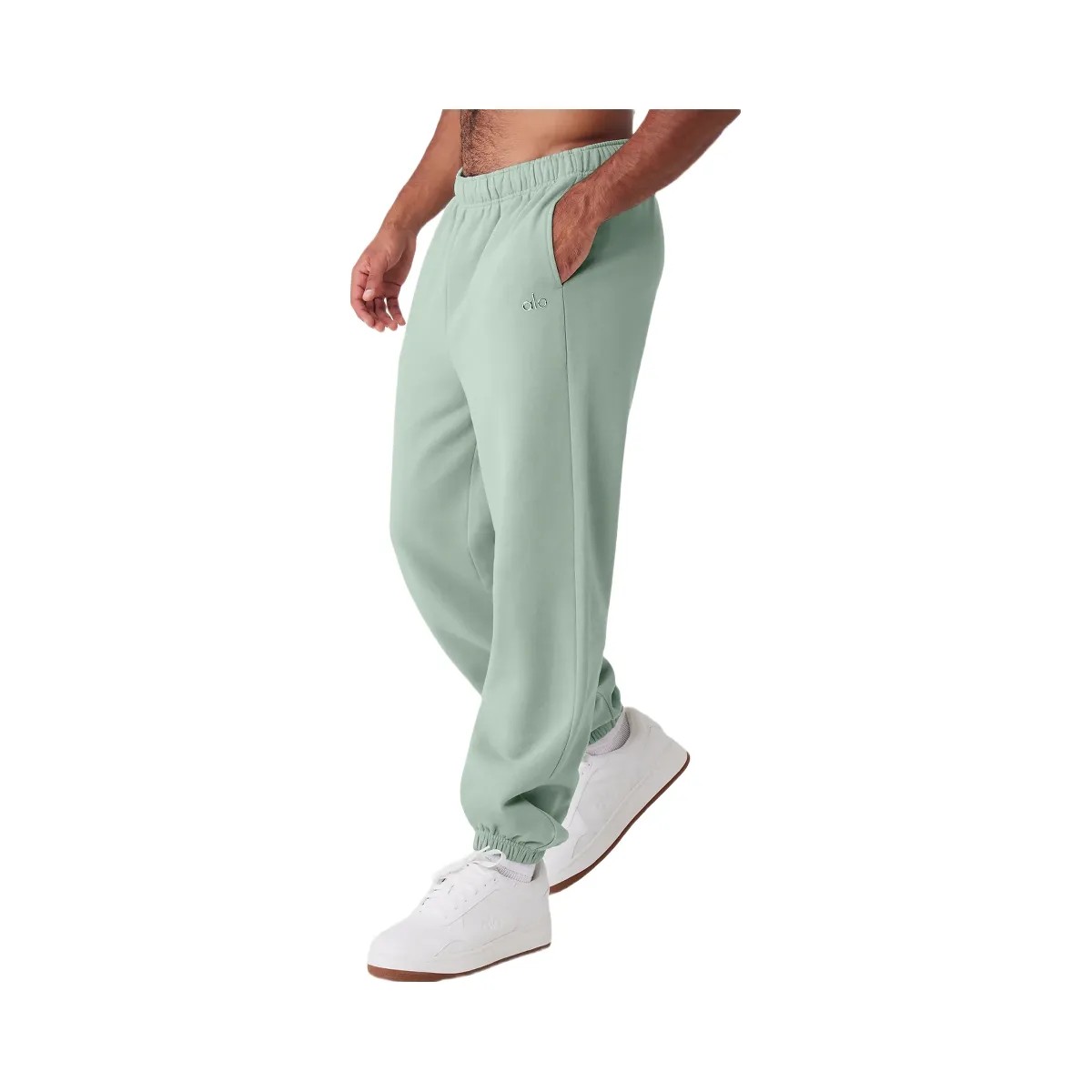 Alo Men's Accolade Sweatpant - Icy Sage - HypeFly India View 2