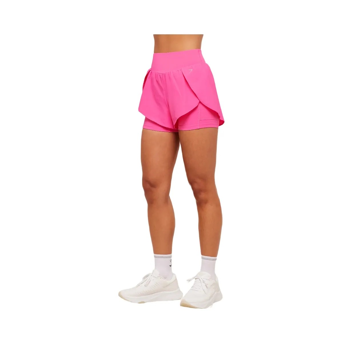 Gymshark Running 2-in-1 Shorts - Energy Pink - HypeFly India View 3